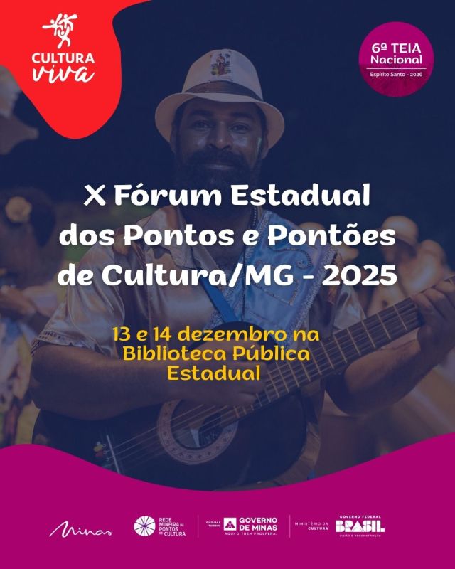 Resultado das inscrições presencial X Fórum Estadual dos Pontos e Pontões de Cultura